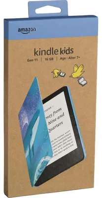 Immagine prodotto di Amazon Kindle Kids, 15,2 cm (6"), E Paper, AZW, AZW3, DOC, DOCX, EPUB, HTML, MOBI, PDF, PRC, RTF, TXT, AAX, BMP, GIF, JPEG, PNG, 16 GB