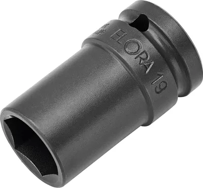 Produktbild von Elora Kraftschraubereinsatz 1/2", dünnwandig, 6-kant, ELORA-790DW-21 mm