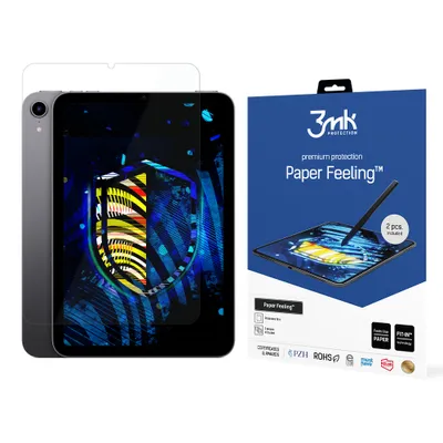 Produktbild von Schutzfolie für iPad Mini 7 2024 / 6 2021, 3mk Paper Feeling, 2 Stück