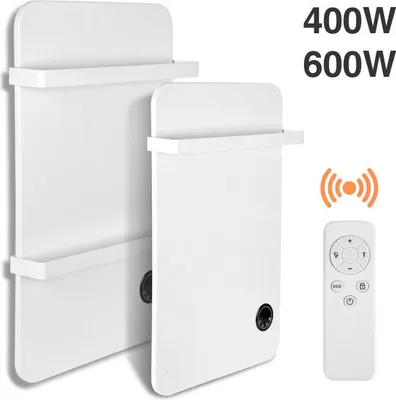 Immagine prodotto di Bettizia asciugamano riscaldatore a infrarossi 400W - telecomando WiFi Smart App compatibile, incl. per camera da letto, soggiorno, bagno ecc.