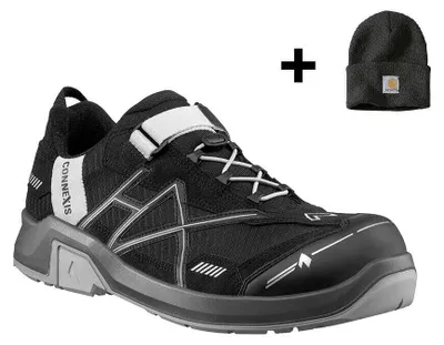 Produktbild von HAIX Sicherheitsschuhe CONNEXIS SAFETY T Low black/sil 12.0 / EU 47