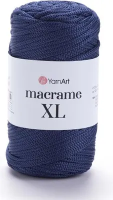 Zdjęcie produktu dla Sznurek poliestrowy YarnArt Macrame XL 3mm 162 / ciemny indygo