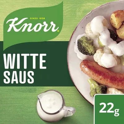 Produktbild von Knorr Mix Weiße Sauce 22g – Schnelle Zubereitung für cremige Saucen