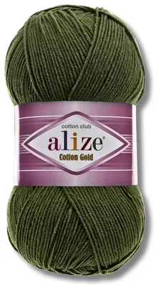 Obrázok produktu pre Alize 1x 100 g bavlnená vlna Bavlna Gold, jednofarebná, háčkovanie, pletenie (29)