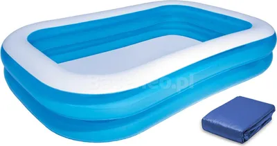Immagine prodotto di Piscina gonfiabile Bestway per famiglie 262 x 175 x 51 cm 54006 + copertura