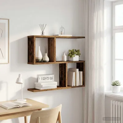 Produktbild von Möbel Wandregal Altholz 60 x 12 x 50,5 cm Holzwerkstoff - Wandregale &58218