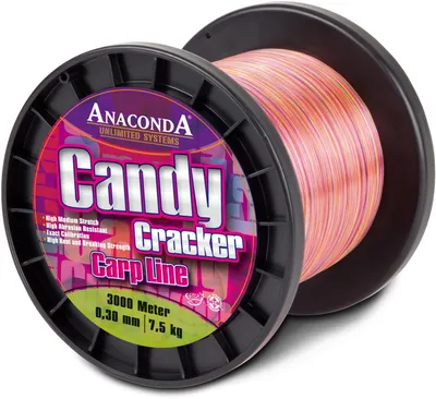 Produktbild von Anaconda Candy Cracker Line 1200m / Monofile & Fluorocarbon Schnur / Karpfenschnur: 0.30mm
