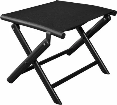 Imagen del producto de Reposapiés de aluminio, plegable, para muebles de exterior, resistente a la intemperie, 41x49,5x38 cm, color