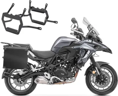 Obrázok produktu pre Sada hliníkových kufrov + nosič kufrov vhodná pre Benelli TRK 502 16-25 hliníková