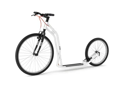 Produktbild von Tretroller Yedoo Numbers Five 26/20 Dogscooter Scooter Cityscooter weiß