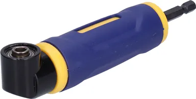 Image de Rallonge à angle droit pour perceuse à queue 1/4in Hex Drill Bit Socket Holder Woodworking Tool