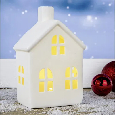 Produktbild von HI Porzellan Haus beleuchtet 407941