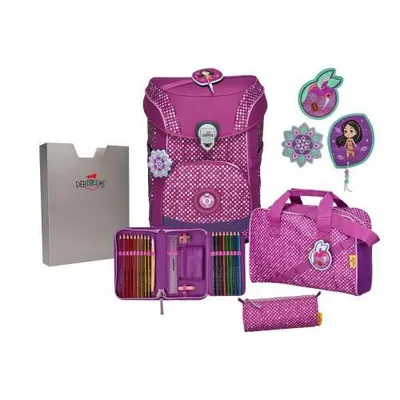 Produktbild von DerDieDas Ergoflex Easy purple dots 5tlg.Schulranzenset 8509151  5Tlg. Set