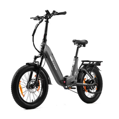 Immagine prodotto di Bici elettrica pieghevole fuoristrada F7 per adulti, ruote da 20 pollici, 250W, 48V 15Ah, 25 km/h, freni a disco idraulici, carico massimo 150 kg