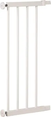 Immagine prodotto di Rallungamento per cancelletto di sicurezza, 28 cm, metallo bianco, compatibile con Easy Close Metal, estensione per cancelletto per porte