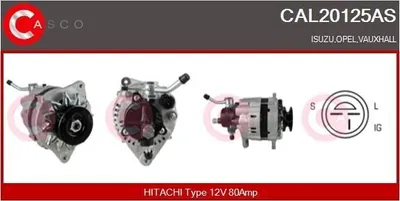 Produktbild von Lichtmaschine Generator 80A