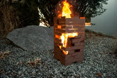 Produktbild von Edelrost Feuerkorb Backsteine