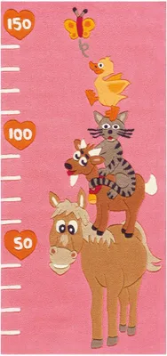 Produktbild von Arte Espina Teppich Joy 4168 Rosa Animals 75cm x 160cm