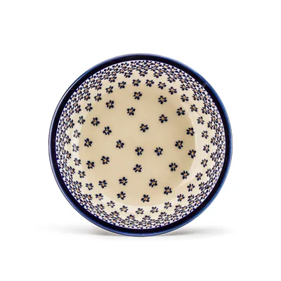 Produktbild von Bunzlauer Keramik TELLER 22 cm Suppenteller Speiseteller Essteller Tief Blumen