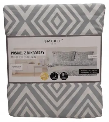 Obrázok produktu pre Smukee Mikrovlákno obojstranné obliečky 200x220 cm šedá