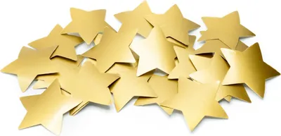 Produktbild von 25x Sticker Stern Aufkleber DIY Sterne 46mm gold Weihnachten Xmas  Geschenke