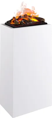 Image de Cheminée électrique BALDERIA Ikaros - Colonne -  Blanc, haut