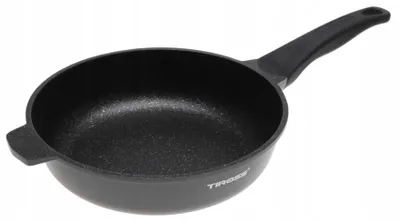 Zdjęcie produktu dla PATELNIA Ceramiczna MARMUROWA 26cm Głęboka INDUKCJA Gaz 1239-1
