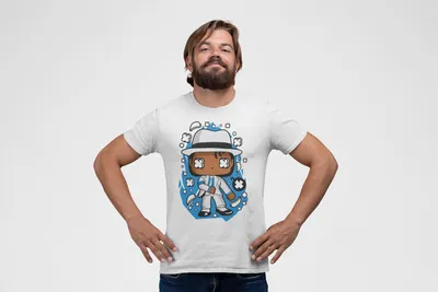 Produktbild von D&B Férfi Uni Polo  PC00019 Michael Jackson Weiß-Größe 3XL