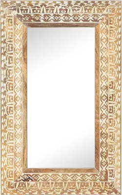 Immagine prodotto di vidaXL Specchio intagliato a mano 80x50x2,6 cm in legno massiccio di mango