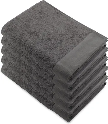 Zdjęcie produktu dla Ręczniki Walra Remade XL – 70 x 140 cm – 5 sztuk – gramatura 550 g/m² – kolor antracytowy