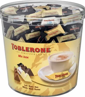 Produktbild von Toblerone® Mix, Klarsichtdose 900 g