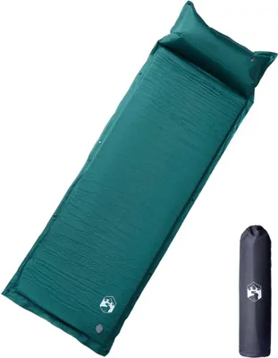 Produktbild von Selbstaufblasende Isomatte mit Kissen Grün
