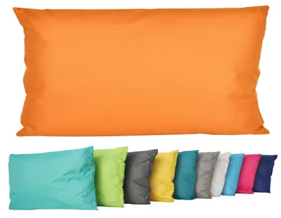 Produktbild von JACK Outdoor Lounge Kissen 30x50cm Dekokissen inkl. Füllung Wasserfest Sitzkissen Garten Stuhl Lotus Effekt, Farbe:Orange