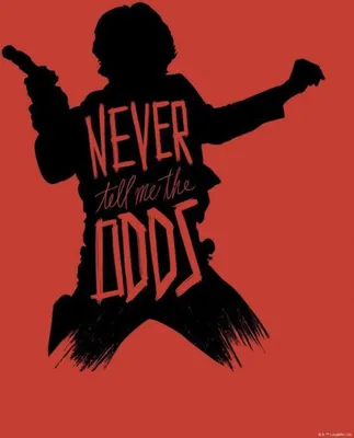 Produktbild von Star Wars Kunst Poster Han Solo Silhouette und Zitate - 40 x 50 cm