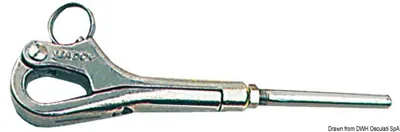Produktbild von Edelstahl Pelican Haken Schäkel 4 x 6 mm Osculati 05.283.02