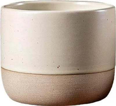 Produktbild von Tee- und Kaffeebecher – Spülmaschinen- und mikrowellenfest – Geschirr – 230 ml – Beige Hochwertig Praktisch für Haushalt Alltag