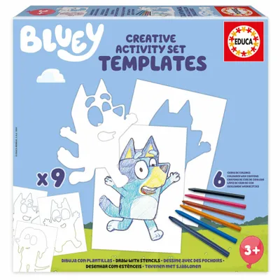 Immagine prodotto di Educa Bluey Set creativo con puzzle trasparente trasparente taglia unica
