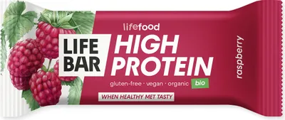 Immagine prodotto di Lifebar High Protein - Lampone 40 g, confezione da 15