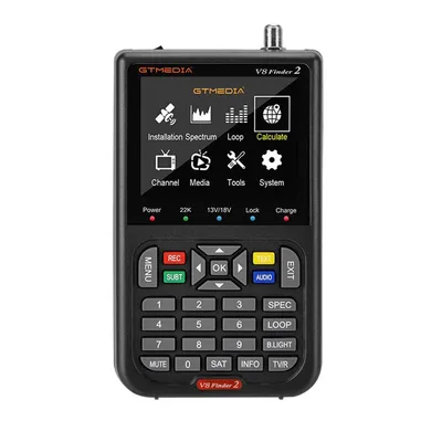 Produktbild von W8 DVB-S/S2/S2X Sat-Finder, 3,5" TFT LCD Display, USB Anschluss, 4000mAh Akku, tragbar, Signal- & Qualitätsanzeige, Sat-Messgerät, Outdoor & Indoor