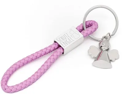 Image de Porte-clés gravé « Ange porte-bonheur » pour voiture