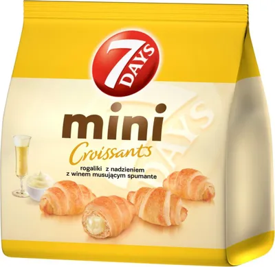 Produktbild von 7 Tage Mini-Croissants mit Füllung und Spumante 185 G