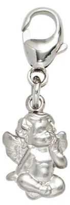 Produktbild von Einhänger Engel aus 925 Silber Sterlingsilber mattiert