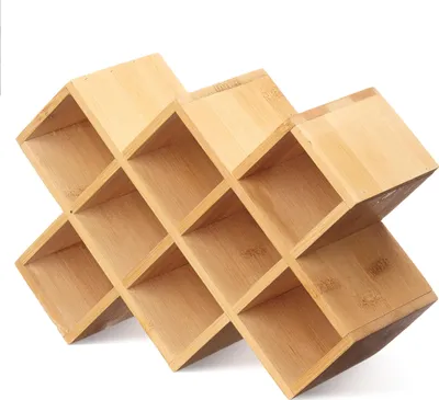 Obrázek produktu pro Stojan na kořenky BAMBOO na 10 skleniček, 7,5 x 24,5 x 17 cm
