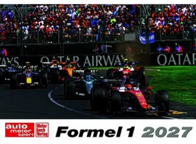Immagine prodotto di Formel 1 Kalender 2027 mit George Russell Melbourne-Sieg und Lando Norris Spielberg-Momenten