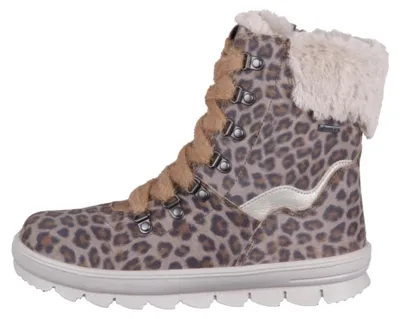 Image de Superfit - Bottines à lacets marron pour filles, chaussures de sport décontractées