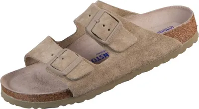 Produktbild von Birkenstock Arizona Soft Footbed Suede Leather Faded Khaki 38