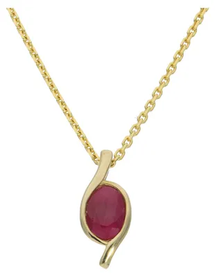 Produktbild von JuwelmaLux Anhänger 333/000 (8 Karat) Gold mit Rubin JL39-02-0237