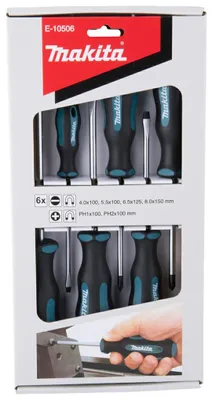 MAKITA Schraubendrehersatz E-10506, 6-teilig, SL und PH