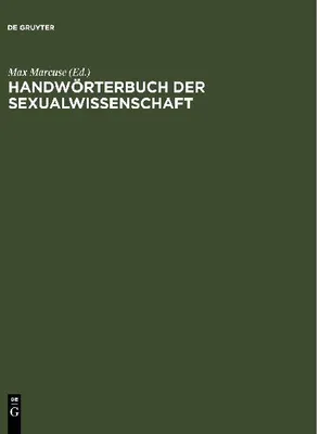 Produktbild von Handwörterbuch der Sexualwissenschaft