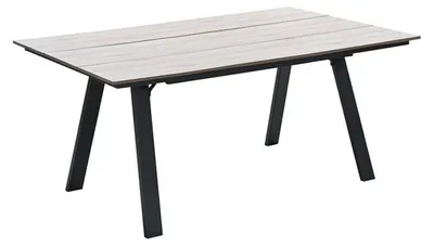 Produktbild von Garden Impressions Nevada dining Tisch - 205x100 cm - carbon black/ light teak Vironwood